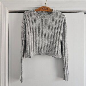 Aeropostale Grey Crew Ribbed XSmall Sweater